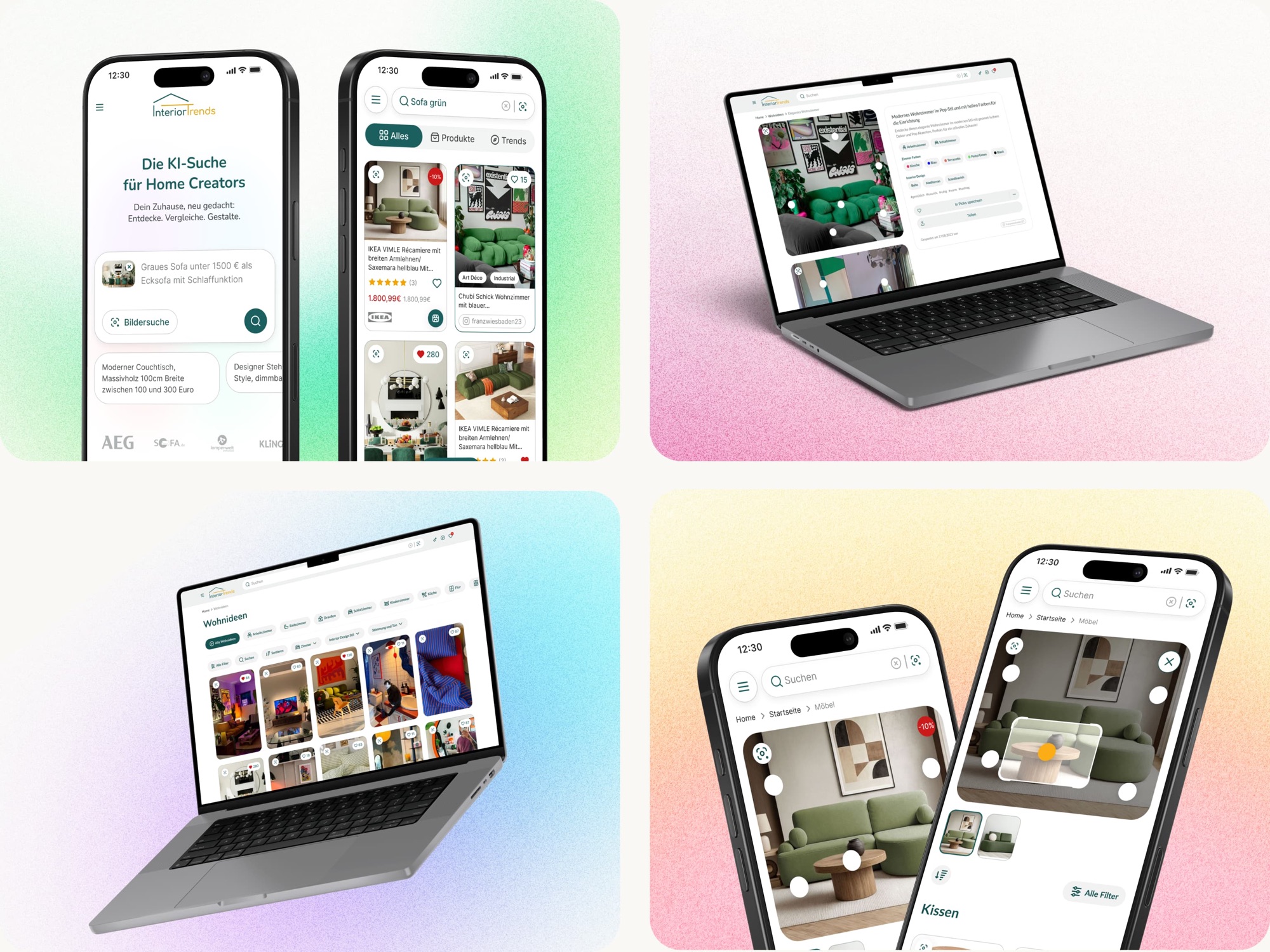 Interior Trends AI search feature